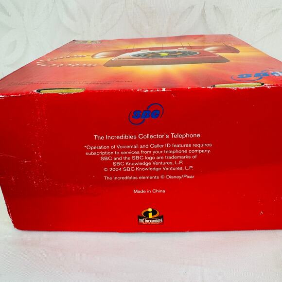 SBC Disney Pixar The Incredibles Collectors Phone Style Telephone Caller ID NIB - Picture 4 of 6